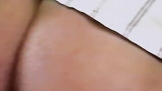 Hairy Paul Barresi watches me jerk until I shoot my load