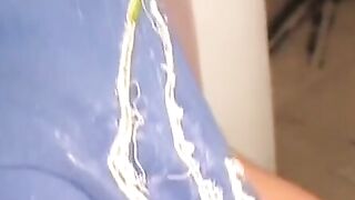 Bareback threesome with rimming for skinny Latino twinks