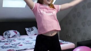 Redhead Kiara Love loves every second of this hardcore anal threesome