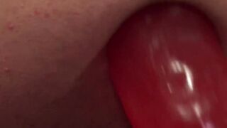 Deviant Latino Eze jerks while stuffing dildo in ass