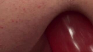 Deviant Latino Eze jerks while stuffing dildo in ass