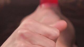 Deviant Latino Eze jerks while stuffing dildo in ass