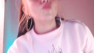 Slutty Teen Spitting Aheago On Webcam