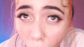 Slutty Teen Spitting Aheago On Webcam