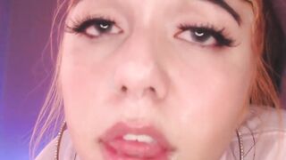 Slutty Teen Spitting Aheago On Webcam