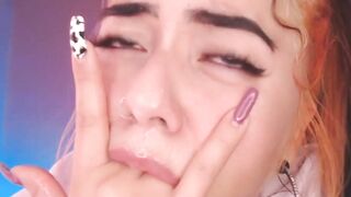 Slutty Teen Spitting Aheago On Webcam