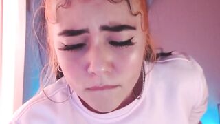 Slutty Teen Spitting Aheago On Webcam