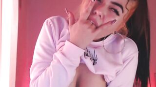Slutty Teen Spitting Aheago On Webcam