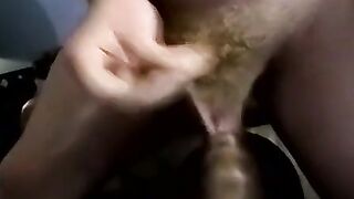 Fat amateur jerked then sucked by black gay expert
