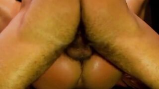 Dirk Caber fucks Drakes mouth then rims him while chained