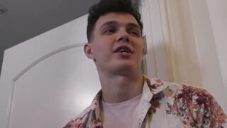 TS got shocked of friends stepbrothers big cock