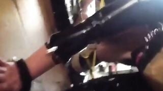French Amateur Couple Has Kinky SM Sex Outdoors