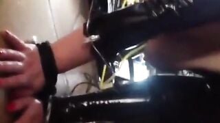 French Amateur Couple Has Kinky SM Sex Outdoors