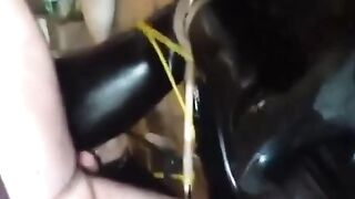 French Amateur Couple Has Kinky SM Sex Outdoors