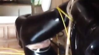 French Amateur Couple Has Kinky SM Sex Outdoors