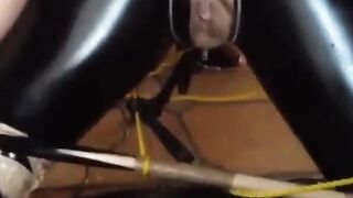 French Amateur Couple Has Kinky SM Sex Outdoors