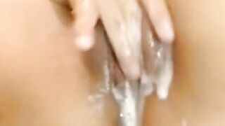 Big-Titted Webcam Girl Squirts on Face Creamy