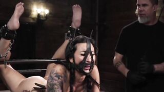 Lily Lane endure harsh BDSM punishment and orgasm induced torment from the Pope