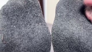 Athletic Thom serves passionate foot worshiping with Bald hunk Dev