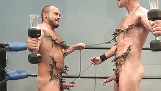 MuscleJockBound.com - Colin Steele and Jessie Balboa ready for training