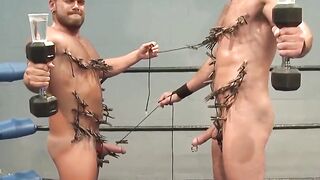 MuscleJockBound.com - Colin Steele and Jessie Balboa ready for training