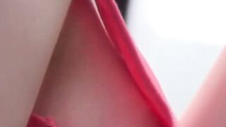 Hanging nipples get filmed by horny voyeurs close cam