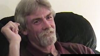 Old amateurs go wild with raw cock sucking action