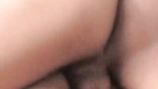 Gay Latino top breeds twink lover and cums on his back