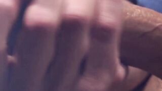 Amateur Fabrice strokes and unleashes huge cum load