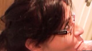Chubby MILF Amber Rodgers was never fucked and dominated in such a rough manner