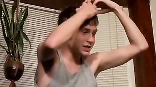 Deviant straight amateurs jack off and fuck doll