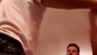 Old and young gays swap sloppy oral in group fest