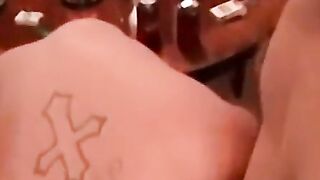Old and young gays swap sloppy oral in group fest