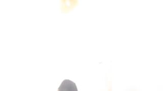 Big Tits, Fat Booty Tease on Glass - Webcam Solo