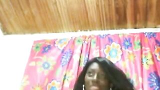 Big-Bodied Black Beauty on Cam