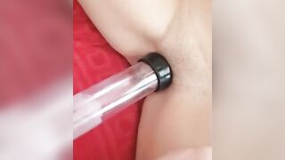 Amateur Girl Plays with Dildo, Ends in Mutual Climax