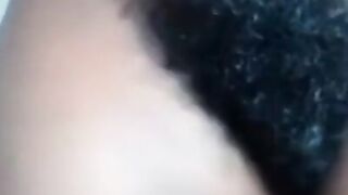 African Amateur's Hairy Webcam Show