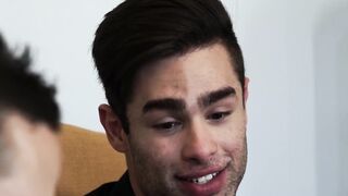 Lucas Leon serves his juicy hole as dessert for Nic Sahara