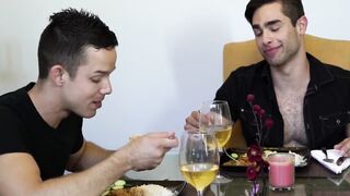 Lucas Leon serves his juicy hole as dessert for Nic Sahara