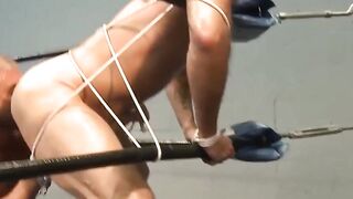 MuscleJockBound.com - Jessie Balboa worships muscular Master Colin Steele