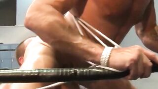 MuscleJockBound.com - Jessie Balboa worships muscular Master Colin Steele