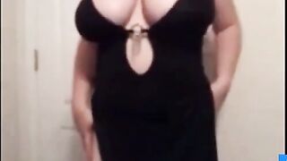 Lateshay's 38HH Compilation for Cumming on Her Huge Natural Tits