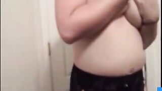 Lateshay's 38HH Compilation for Cumming on Her Huge Natural Tits