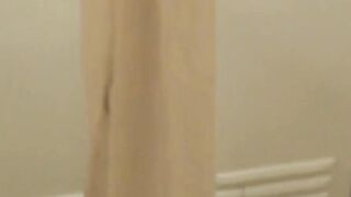 Lens films Japanese girl shedding every bit of her outfit