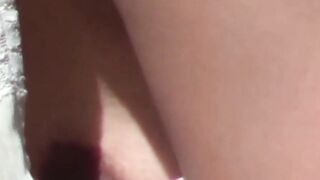 Oriental women filmed as their boobs sway loose under shirts