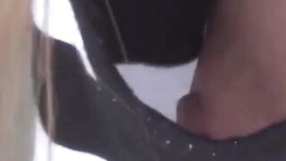 Oriental women filmed as their boobs sway loose under shirts
