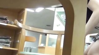 Upskirt voyeurs glare at Japanese women with white undies in public