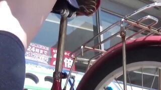 Upskirt voyeurs glare at Japanese women with white undies in public