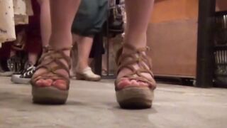 Upskirt voyeurs glare at Japanese women with white undies in public