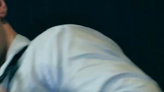 Bruno Max wanking his erect shaft before ass hammering Lukas Daken